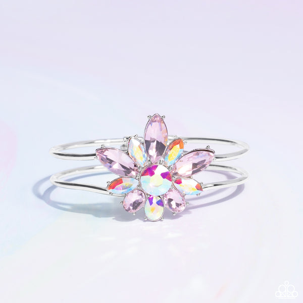 Paparazzi Chic Corsage Multi Iridescent Bracelet
