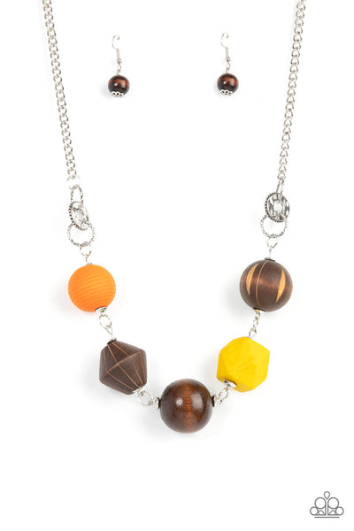 Paparazzi Eco Extravaganza - Multi Wooden Necklace