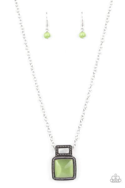 Paparazzi Ethereally Elemental - Green Necklace