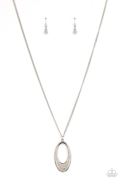Paparazzi Dip Into Dazzle - White Necklace
