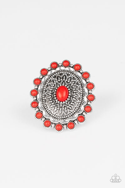 Paparazzi Mesa Mandala - Red Ring