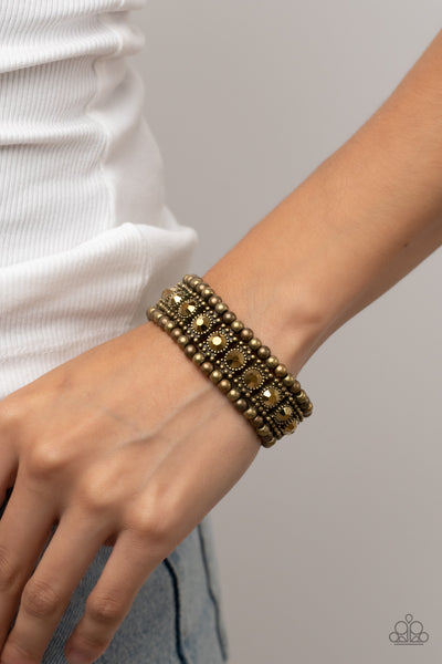 Paparazzi Ritzy Reboot - Brass Bracelet
