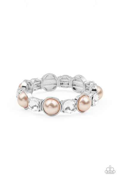 Paparazzi Elegant Entertainment Brown Bracelet