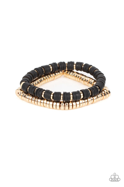 Paparazzi Catalina Marina - Black  Bracelet