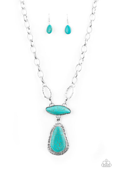 Paparazzi Rural Rapture - Blue Necklace