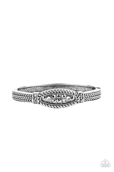 Paparazzi Locked in Luster Silver Bracelet