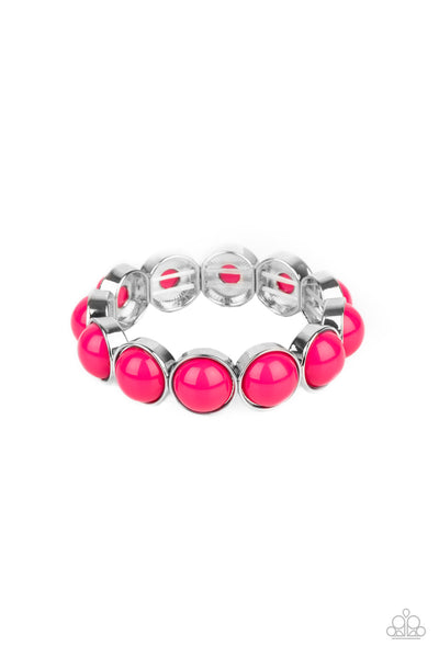 Paparazzi POP, Drop, and Roll - Pink Bracelet