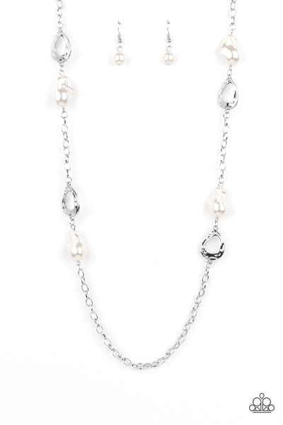 Paparazzi Rustic Refinery - White Necklace