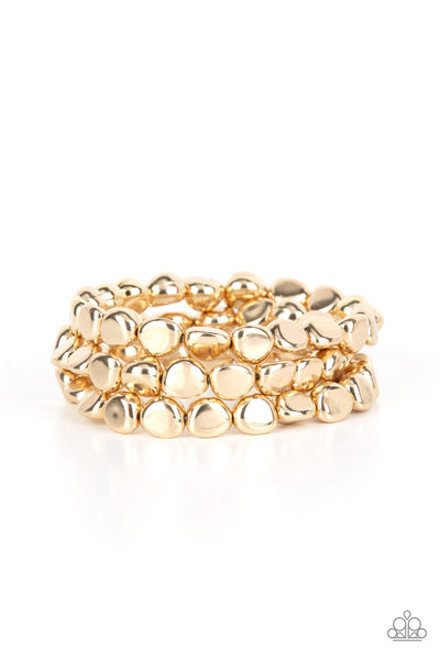 Paparazzi HAUTE Stone - Gold Bracelet