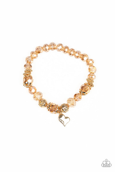 Paparazzi Right On The Romance - Gold Bracelet