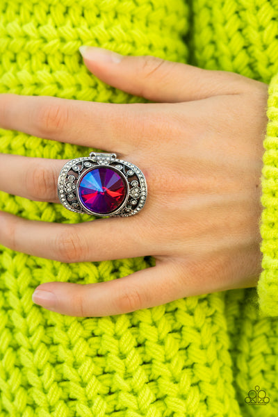 Paparazzi Galactic Garden - Pink Ring