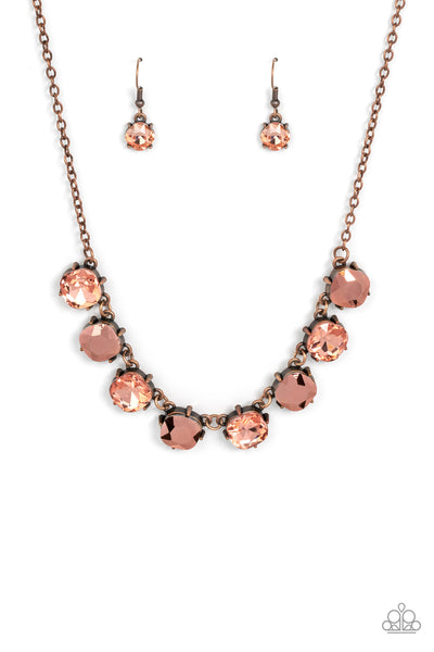 Paparazzi Dreamy Decorum Copper Necklace