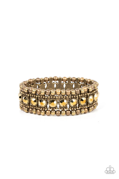 Paparazzi Ritzy Reboot - Brass Bracelet