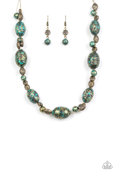 Paparazzi Gatherer Glamour - Brass Necklace
