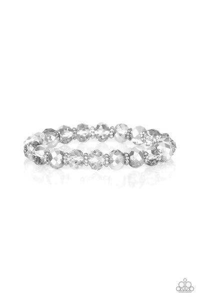 Paparazzi Crystal Candelabras - Silver Bracelet