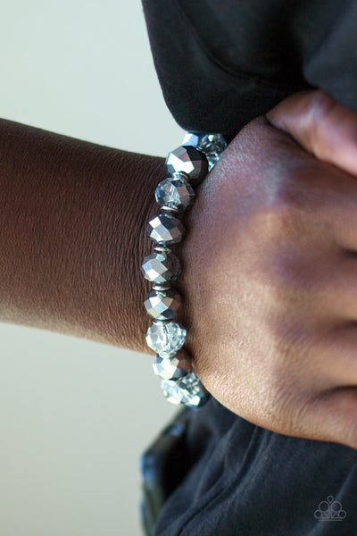 Paparazzi Beautifully Bewitching Silver Bracelet