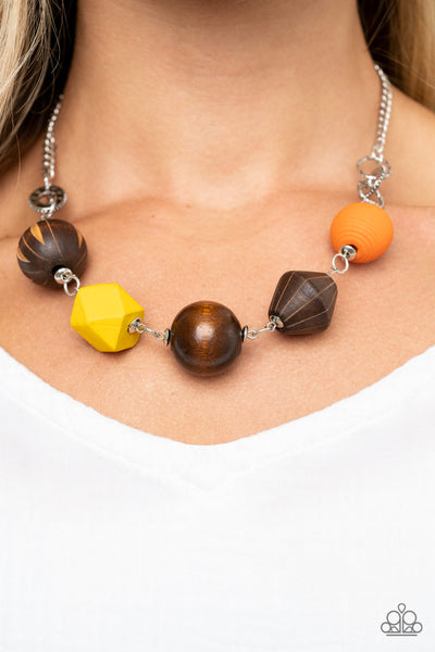 Paparazzi Eco Extravaganza - Multi Wooden Necklace