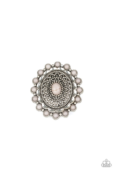 Paparazzi Mesa Mandala - Silver Ring