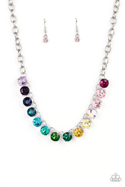 Paparazzi Rainbow Resplendence - Multi LOP Necklace