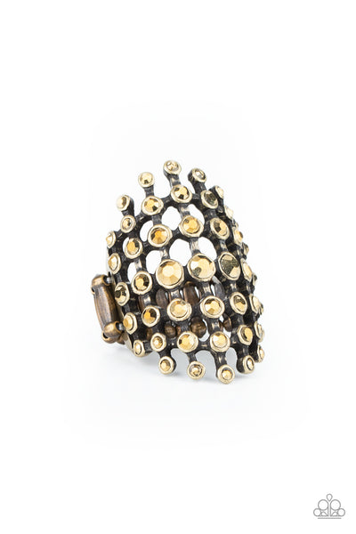 Paparazzi Fiercely Flashy - Brass Ring