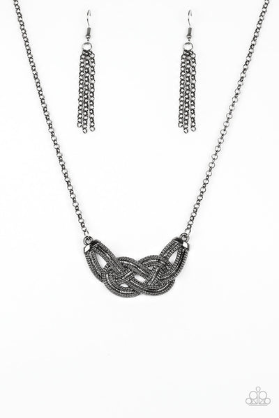 Paparazzi Nautically Naples - Black  Necklace