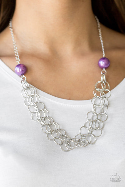 Paparazzi Daring Diva - Purple necklace