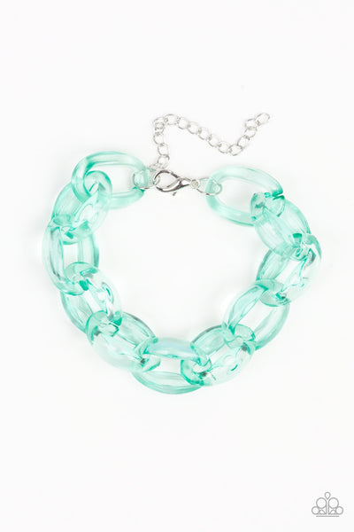 Paparazzi Ice Baby Green bracelet