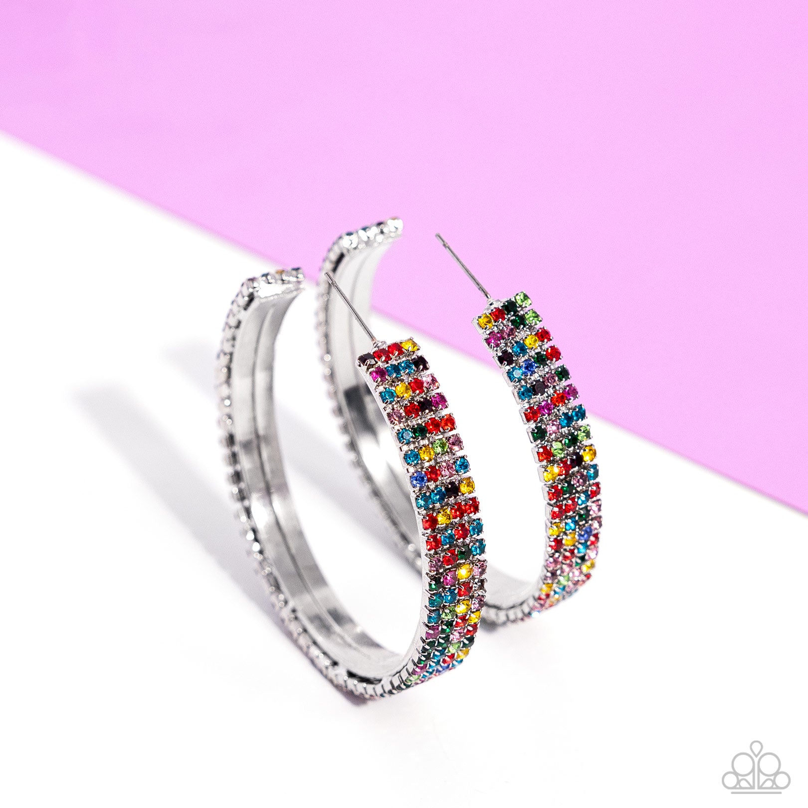 Paparazzi Stacked Symmetry Multi Hoop Earrings