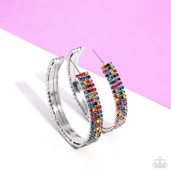 Paparazzi Stacked Symmetry Multi Hoop Earrings