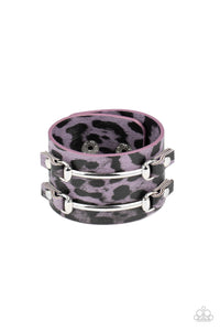 Paparazzi Safari Scene - Purple Snap Bracelet