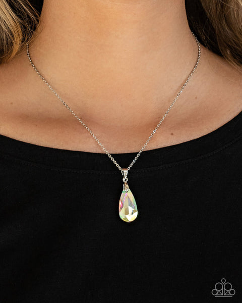 COMING SOON Paparazzi 
Optimized Opulence - Iridescent Multi Necklace