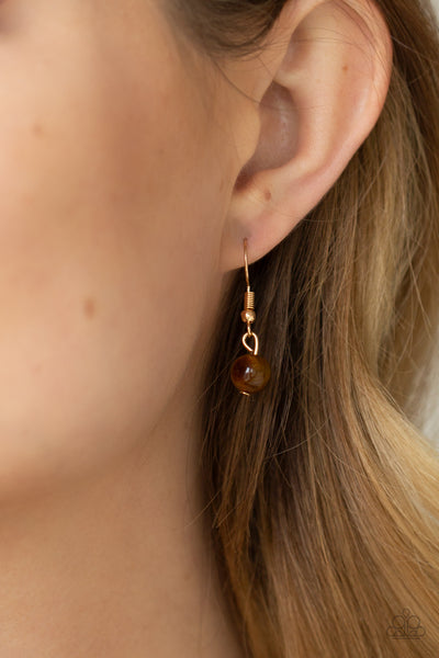 Paparazzi Elemental Elegance - Brown Necklace