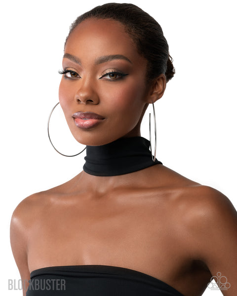 COMING SOON Paparazzi Colossal Couture - Silver Hoop Earrings