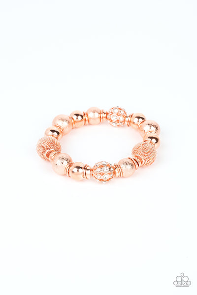 Paparazzi We Totally Mesh - Copper Bracelet