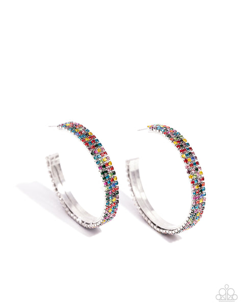 Paparazzi Stacked Symmetry Multi Hoop Earrings