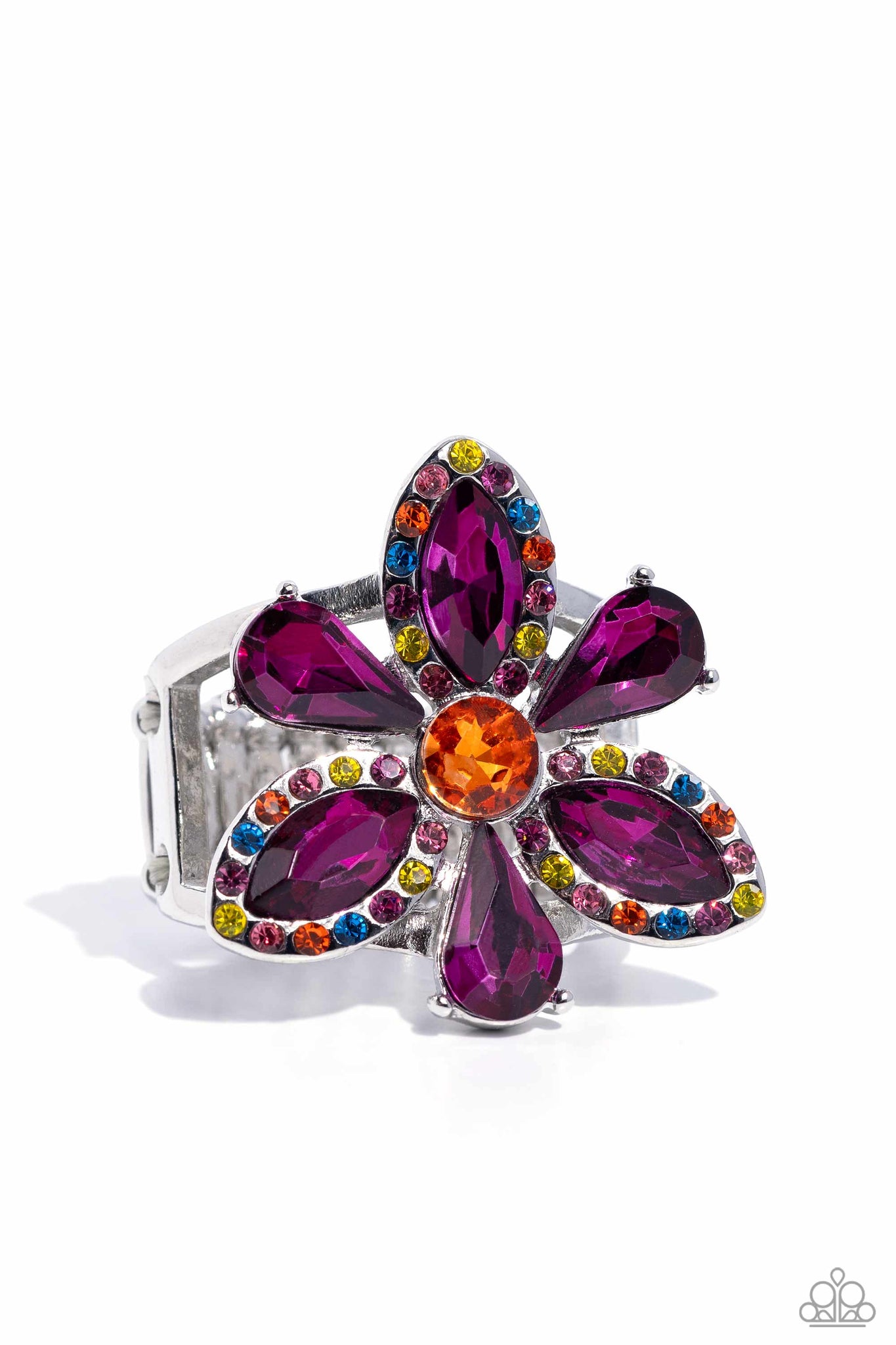 COMING SOON Paparazzi Blazing Blooms - Multi Ring