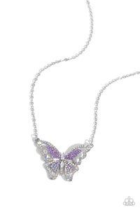 Paparazzi Weekend WINGS - Purple Butterfly Necklace