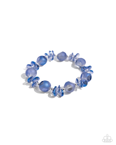 Paparazzi Lets Start at the FAIRY Beginning - Blue Bracelet