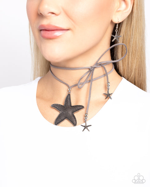 Paparazzi Starfish Sentiment - Silver Necklace