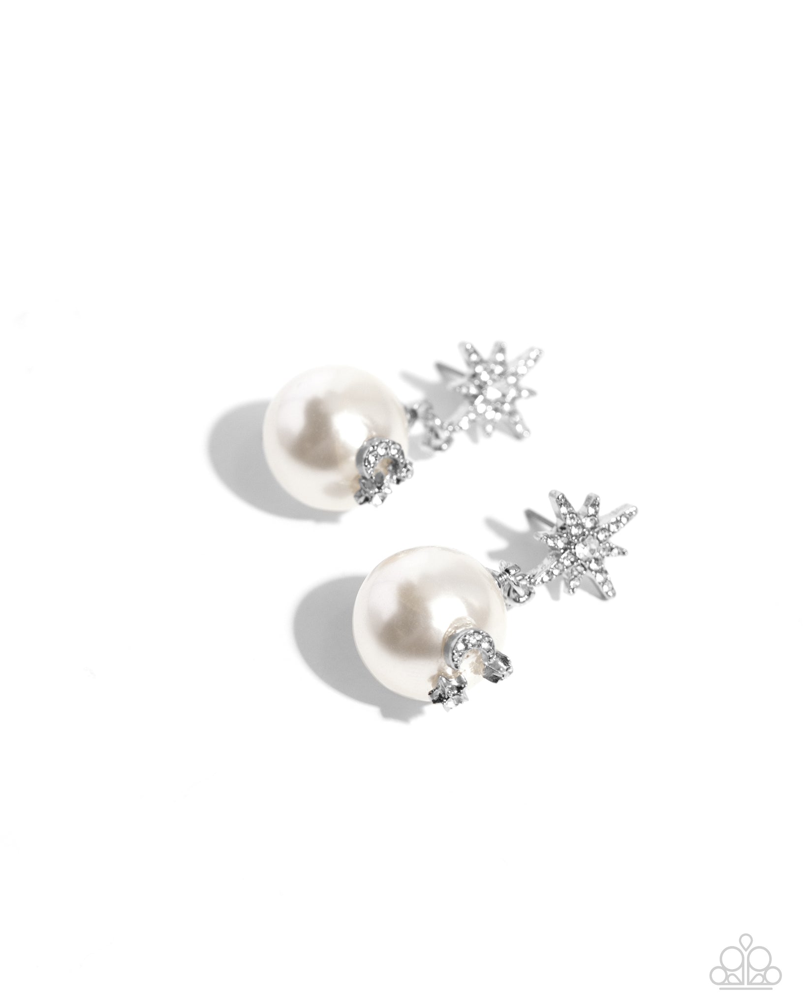 COMING SOON Paparazzi Cosmic Character - Pearl Earrings White