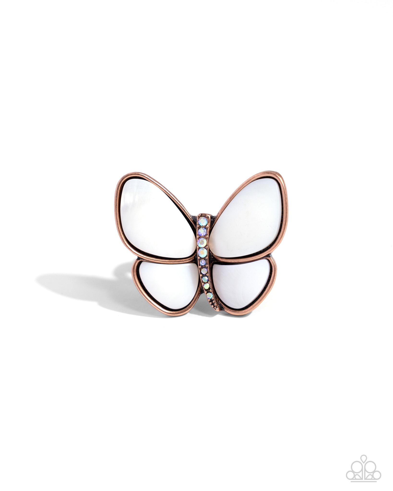 Paparazzi Aerial Admiration - Copper Butterfly Ring