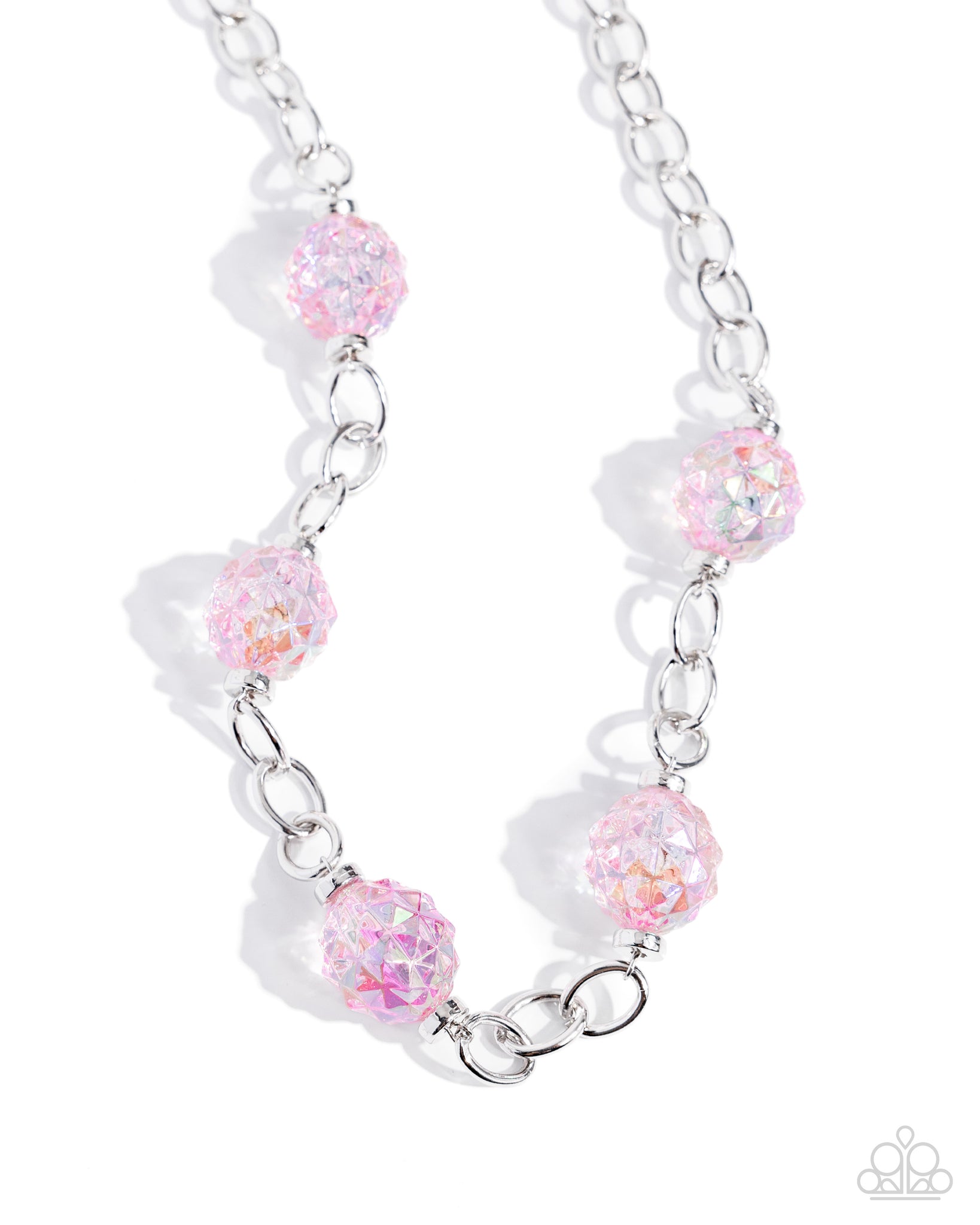 Paparazzi Gentle Glass - Pink Necklace