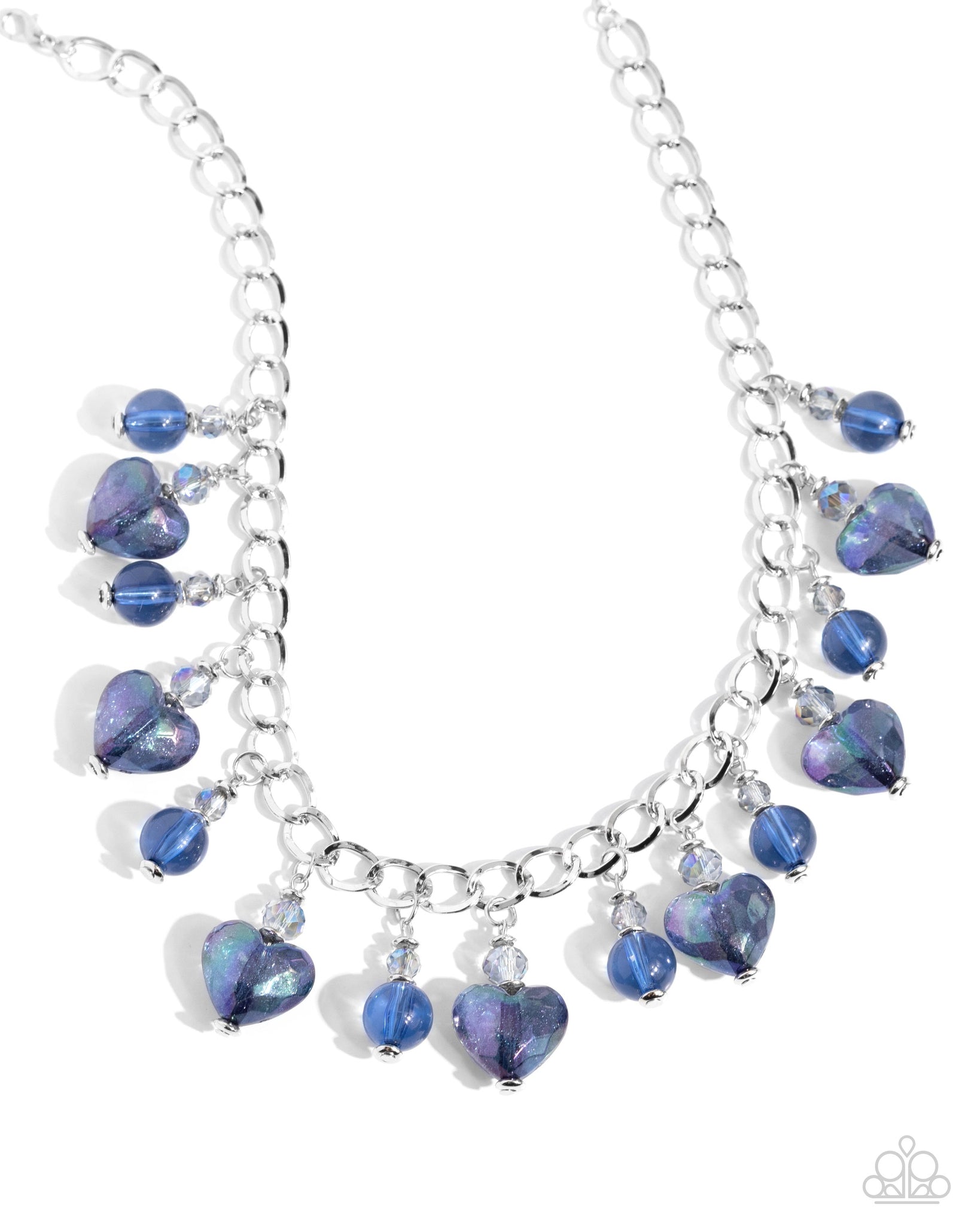 Paparazzi The Best HEART - Blue Heart Necklace