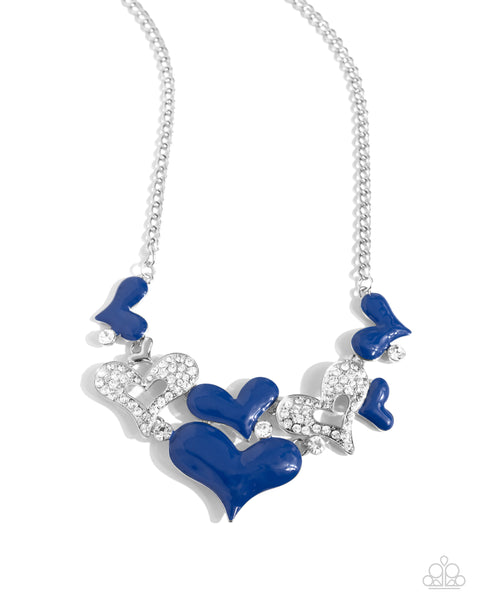 Paparazzi Room in My Heart for More - Blue Necklace