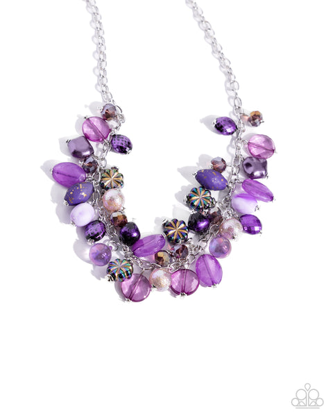 Paparazzi Offbeat Ofrenda - Purple Necklace