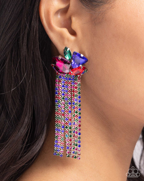 Paparazzi Blinding Blend - Multi Earrings