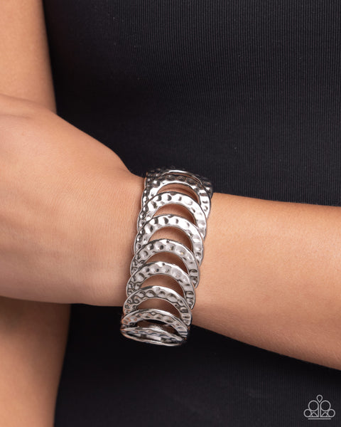 Paparazzi Hardware Haute - Silver Bracelet