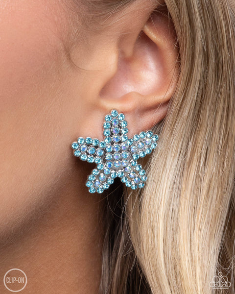 Paparazzi Starfish Serenade - Blue Earrings