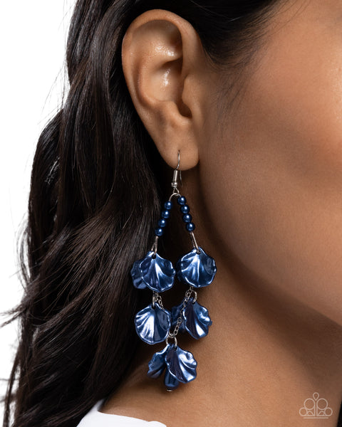 Paparazzi Coastal Century - Blue Earrings