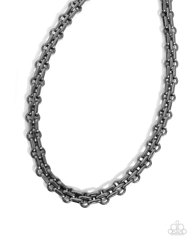 Paparazzi Immaculate Industry - Black Necklace